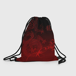 Рюкзак-мешок Дракон в градиенте, цвет: 3D-принт