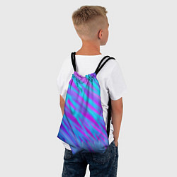 Рюкзак-мешок Зимние узоры, цвет: 3D-принт — фото 2