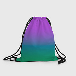 Рюкзак-мешок Градиент северное сияние, цвет: 3D-принт