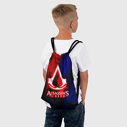 Рюкзак-мешок Assassins Creed fire, цвет: 3D-принт — фото 2