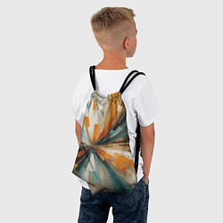 Рюкзак-мешок Цветная абстракция - нейросеть, цвет: 3D-принт — фото 2