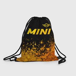 Рюкзак-мешок Mini - gold gradient посередине, цвет: 3D-принт