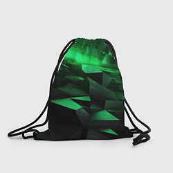 Рюкзак-мешок Зеленые квадратные плиты, цвет: 3D-принт