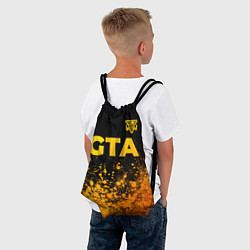 Рюкзак-мешок GTA - gold gradient посередине, цвет: 3D-принт — фото 2