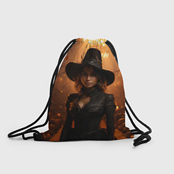 Рюкзак-мешок Красивая ведьма, цвет: 3D-принт