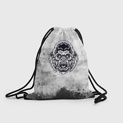 Рюкзак-мешок Texture - разозленная горилла, цвет: 3D-принт