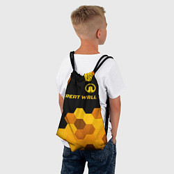 Рюкзак-мешок Great Wall - gold gradient посередине, цвет: 3D-принт — фото 2