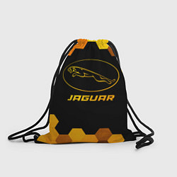 Рюкзак-мешок Jaguar - gold gradient, цвет: 3D-принт