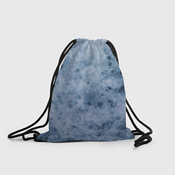 Рюкзак-мешок Абстракция - сине-серая грусть, цвет: 3D-принт