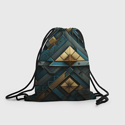 Рюкзак-мешок Геометрический узор в египетском стиле, цвет: 3D-принт