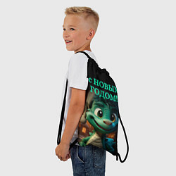 Рюкзак-мешок 2024 год зеленого дракона, цвет: 3D-принт — фото 2