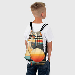 Рюкзак-мешок Стильная геометрия, цвет: 3D-принт — фото 2