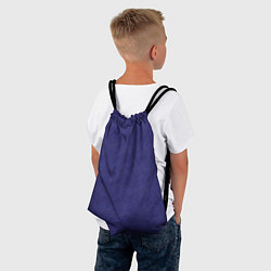 Рюкзак-мешок Фиолетовая текстура волнистый мех, цвет: 3D-принт — фото 2