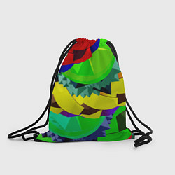 Рюкзак-мешок Пластиковый хаос, цвет: 3D-принт