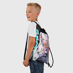 Рюкзак-мешок Фрирен кушает пончик, цвет: 3D-принт — фото 2