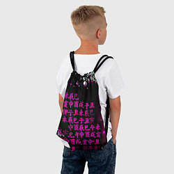 Рюкзак-мешок Аниме бомбинг пинк, цвет: 3D-принт — фото 2