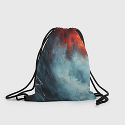 Рюкзак-мешок Контраст воды и огня, цвет: 3D-принт