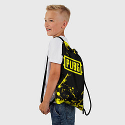 Рюкзак-мешок PUBG online yellow, цвет: 3D-принт — фото 2