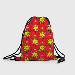 Рюкзак-мешок Звездная каракуля, цвет: 3D-принт
