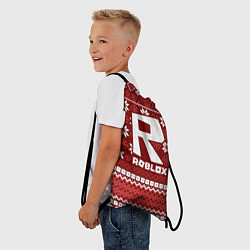 Рюкзак-мешок Roblox christmas sweater, цвет: 3D-принт — фото 2