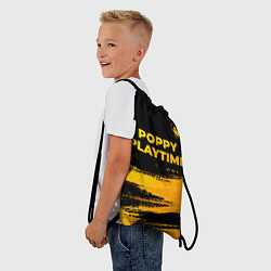 Рюкзак-мешок Poppy Playtime - gold gradient посередине, цвет: 3D-принт — фото 2