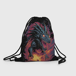 Рюкзак-мешок Дракон серебряных морозов 2024, цвет: 3D-принт