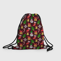 Рюкзак-мешок Christmas sparkles, цвет: 3D-принт