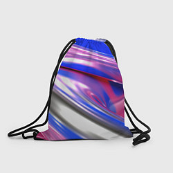 Рюкзак-мешок Вязкая абстракция в фиолетовых оттенках, цвет: 3D-принт