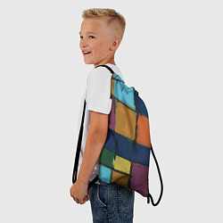 Рюкзак-мешок Эклектика клее, цвет: 3D-принт — фото 2