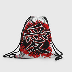 Рюкзак-мешок Иероглиф любовь, цвет: 3D-принт