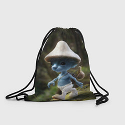 Рюкзак-мешок Шайлушай синий, цвет: 3D-принт