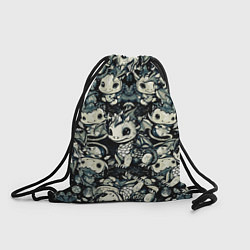 Рюкзак-мешок Патерн милых драконов и ёлок, цвет: 3D-принт