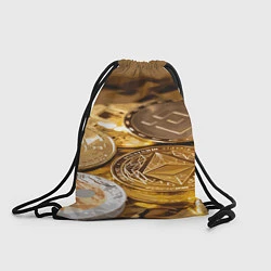 Рюкзак-мешок Виртуальные монеты, цвет: 3D-принт