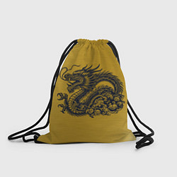 Рюкзак-мешок Дракон на золоте, цвет: 3D-принт
