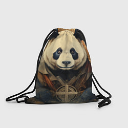 Рюкзак-мешок Панда арт-портрет, цвет: 3D-принт