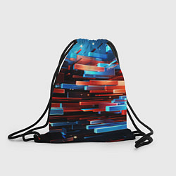 Рюкзак-мешок Прямоугольная абстракция, цвет: 3D-принт