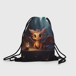 Рюкзак-мешок Загадочный звездокрыл дракон, цвет: 3D-принт