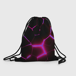 Рюкзак-мешок Неоновые плиты, цвет: 3D-принт