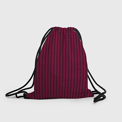 Рюкзак-мешок Полосы цепочки красно-пурпурный, цвет: 3D-принт