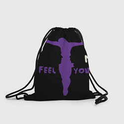 Рюкзак-мешок Depeche Mode - I Feel You силуэт, цвет: 3D-принт