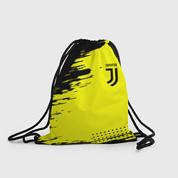 Рюкзак-мешок Juventus спортивные краски, цвет: 3D-принт