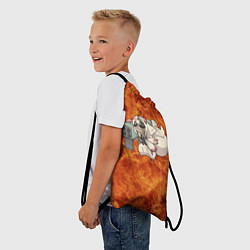 Рюкзак-мешок Взрывоопасная Фапута, цвет: 3D-принт — фото 2