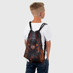 Рюкзак-мешок Кибернетическая девчонка, цвет: 3D-принт — фото 2