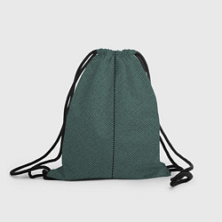 Рюкзак-мешок Строгий зелёный в полоску, цвет: 3D-принт