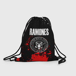 Рюкзак-мешок Ramones краски метал группа, цвет: 3D-принт