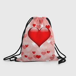 Рюкзак-мешок Огромное сердце, цвет: 3D-принт