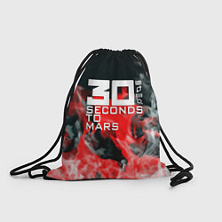 Рюкзак-мешок Seconds to mars fire, цвет: 3D-принт
