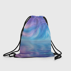 Рюкзак-мешок Абстрактное небо и водная гладь, цвет: 3D-принт