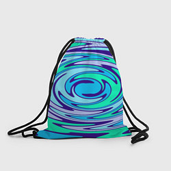 Рюкзак-мешок Круговорот неоновый, цвет: 3D-принт
