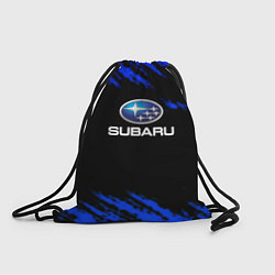 Рюкзак-мешок Subaru текстура авто, цвет: 3D-принт